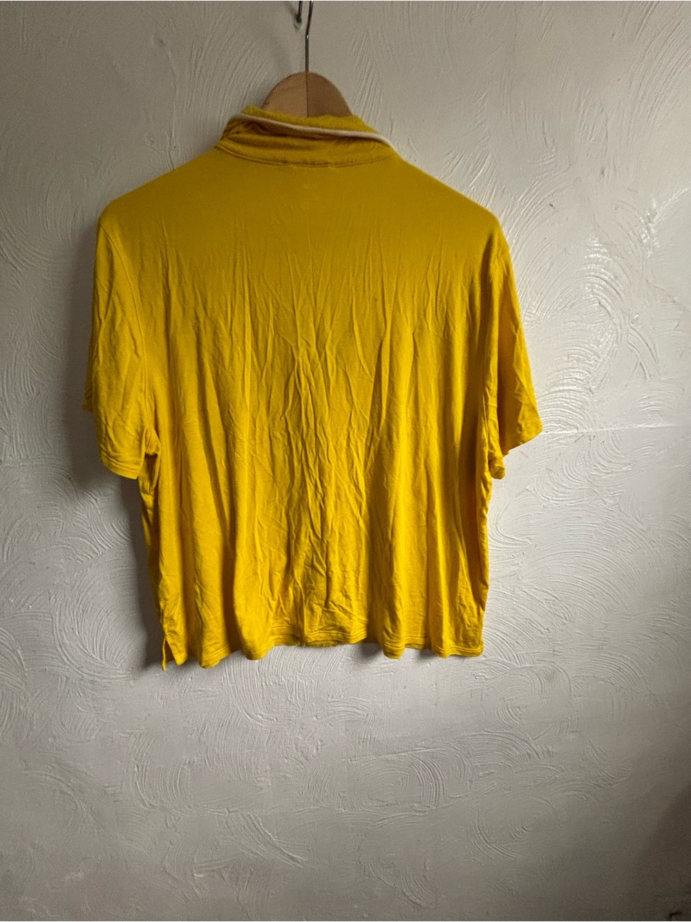 American Eagle Outfitters Yellow Short-Sleeve Piped Pajama pair top & shorts - Picture 11 of 12